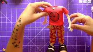 TUTORIAL FOFUCHO CON HOMBROS CAMISETA PANTALON Y SANDALIAS [upl. by Cath]