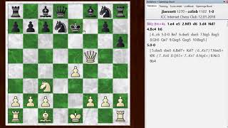 Blitz chess postmortem 810 Philidor defense  Hanham variation [upl. by Lachish786]