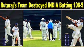 Ruturaj’s Team Destroyed INDIA Batting 1065  Virat15  Pant 19  Jaiswal 15 Kl Rahul Injured [upl. by Ayr]