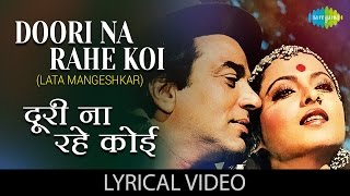 Doori Na Rahe Koi with lyrics  दूरी न रहे कोई के बोल  Kartavya  Lata MangeshkarRekha Speak [upl. by Anthia320]