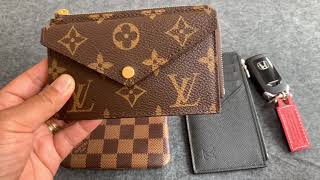 NEW Louis Vuitton Card Holder Recto Verso vs Coin Card Holder [upl. by Etyam]