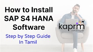 ✅How to install SAP S4Hana Software amp Download Link Step by step guide Kaprim [upl. by Dera870]