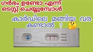 Meaning of Light Pink Line on Pregnancy Test Kit Malayalam  Par44 [upl. by Xirdnek80]