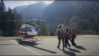 Skydive Interlaken  STEP 2 Go to the Heliport for Takeoff [upl. by Ahsilyt130]