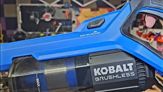 quotNEWquot Kobalt 24V Cordless Stick Vacuum testing and review [upl. by Aleik]