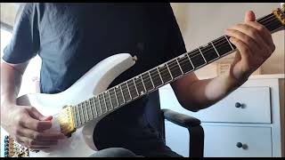 Wasted Time  Edguy Guitar Solo Cover  ESP H31000FR [upl. by Bonine110]