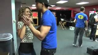 Haley Reinhart  Top 24 Signature Dance Move  American Idol Season 10 Behind The Scenes [upl. by Annaehs]