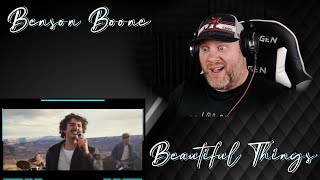 Benson Boone  Beautiful Things Official Music Video  REACTION [upl. by Nosilla965]