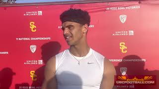 Wide receiver Kyle Ford on his progress this spring [upl. by Salomi]