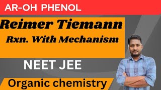 Reimer Tiemann Chemical Rxn in Phenol Salicylaldehyde Formation with mechanism education neet [upl. by Lentha]