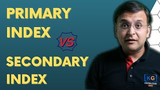 510 Primary Vs Secondary Index in DBMS HINDI [upl. by Oshinski]