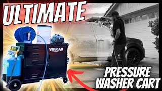 DIY PRESSURE WASHER CART WITH SPOT FREE WATER  HOME CAR DETAILING [upl. by Joe]