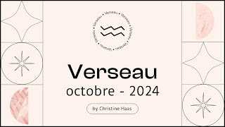 Horoscope Verseau ♒️ Octobre 2024 🥨 par Christine Haas [upl. by Eelynnhoj]