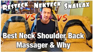 Best Neck Back amp Shoulder Massager amp Why Which One Mom amp I Recommend [upl. by Oigolue]