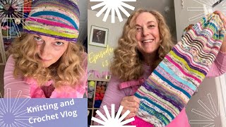 Knitting and Crochet Vlog  Crochet and Knitting Project Ideas [upl. by Victorine]