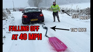 Sledging Subaru Style  MX5 takes on the ICE [upl. by Ennasor]