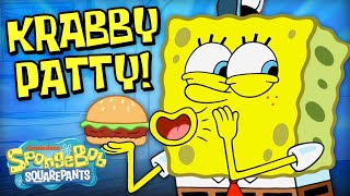 EVERY Time Someone Says Krabby Patty 🍔  SpongeBob [upl. by Ennaeel]