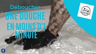 Déboucher une douche en moins d1 minute sans outils [upl. by Hedaza]