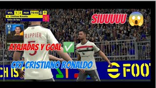 ATAJADAS amp GOLES CR7CRISTIANO RONALDO 😱😱 EFOOTBALL 24FUTBOL24 [upl. by Sivad]