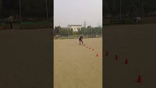 Field hockey fast moving body dodge and skill practice [upl. by Shari]