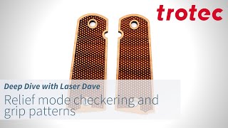 Deep Dive with Laser Dave Relief Mode Checkering and Grip Patterns [upl. by Goldarina]