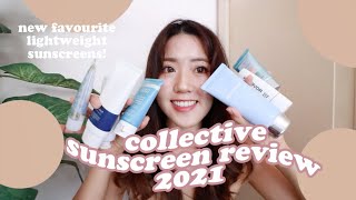 10 SUNSCREENS REVIEW ☀️ feat Rovectin CosRx Canmake Dear Klairs Make Prem Paulas Choice [upl. by Prue]