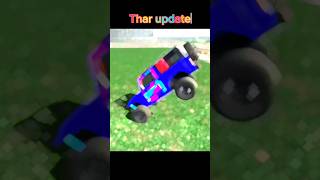 Thar new update 🔥 Indian bike driving 3D game shorts viral car [upl. by Annadiane988]