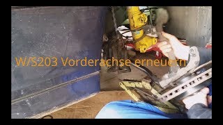 Mercedes W203 Querlenker Koppelstangen Spurstangenköpfe erneuern [upl. by Defant]