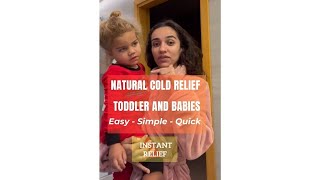 Natural Cold Remedy for Babies and Toddlers  Quick amp Effective Relief [upl. by Hau]