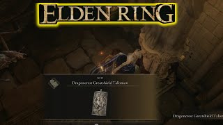 Elden Ring Dragoncrest Greatshield Talisman Location Easy Guide Huge Physical Boost Negation [upl. by Lenrad]