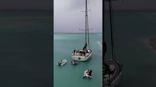 Huge yacht runs aground [upl. by Mloclam]