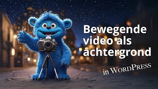 Een bewegende video achtergrond maken in WordPress [upl. by Driskill164]