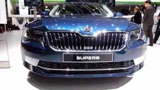 New Skoda Superb  Geneva 2015 [upl. by Towers]