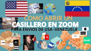 Cómo abrir un Casillero Con Zoom para Compras en Estados Unidos 📦 [upl. by Haidebez]