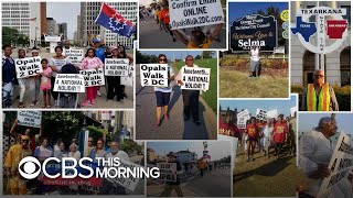 Americans celebrate Juneteenth the first new federal holiday in 36 years [upl. by Sitnik315]