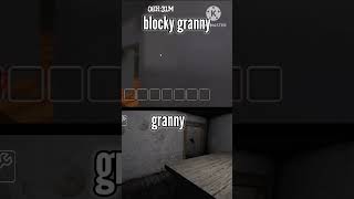 Granny vs Blocky granny granny shorts [upl. by Nomolos]