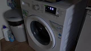 Washing machine 8kg Beko WTV 8712 XW Review Last minutes operation Full HD 1080p [upl. by Netsirhk501]