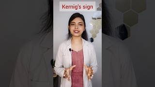 PART 2 Kernigs sign  physiotherapy yt ytshortsindia youtubeshorts youtube yiutubeshort [upl. by Maritsa]