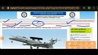 DRDO CEPTEM 10 online Form 2022 kaise Bhare  How to fill DRDO CEPTEM 10 Form 2022  DRDO Form 2022 [upl. by Viole]