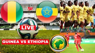 Guinea vs Ethiopia Live Stream African Cup Nations Afcon Qualifiers Football Match Score Highlights [upl. by Butcher267]