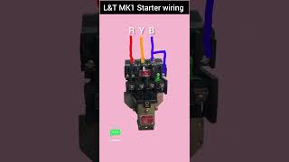 LampT MK1 Motor starter Control wiring diagram wiring motorstarter electricalbangla youtubeshorts [upl. by Hillie706]