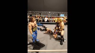 AJ Styles Turns on Kenny Omega WWE Action Figure Stop Motion shorts [upl. by Aibonez]