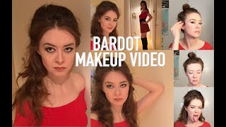 Bridget Bardot Makeup Video [upl. by Baxie424]