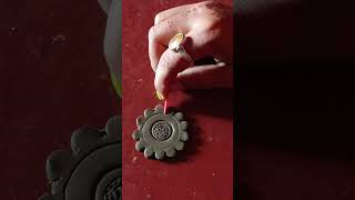 Easy terracotta jewellery making tutorial shortvideo short share [upl. by Beale]