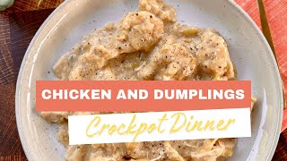 Crockpot DinnerChicken and Dumplings [upl. by Asirahc725]