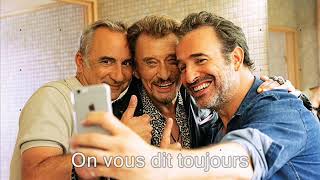 Johnny Hallyday  Pauvres diables  Paroles yanjerdu26 [upl. by Corin]