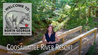 Coosawattee River Resort Ellijay GA Amenities Call Julia Krusac Realtor For Sale [upl. by Neelyt]