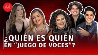 ”Juego de voces” ¿Quiénes son las parejas de padres e hijos que participan en el reality [upl. by Hannasus]