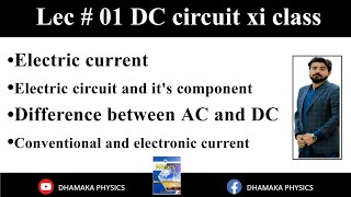 Electric current and its types Ac and Dc xi new book [upl. by Sewoll]