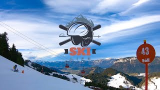 SkiWelt  43 Red Run Soll Hohe Salve Austria [upl. by Hasty527]